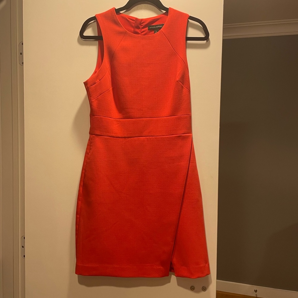 Beautiful orange Banana Republic dress